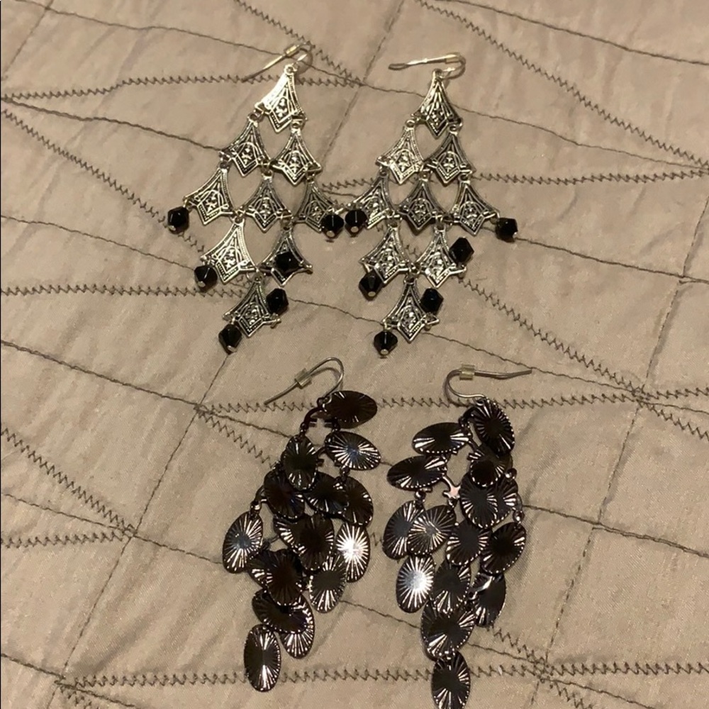 Hanging earrings